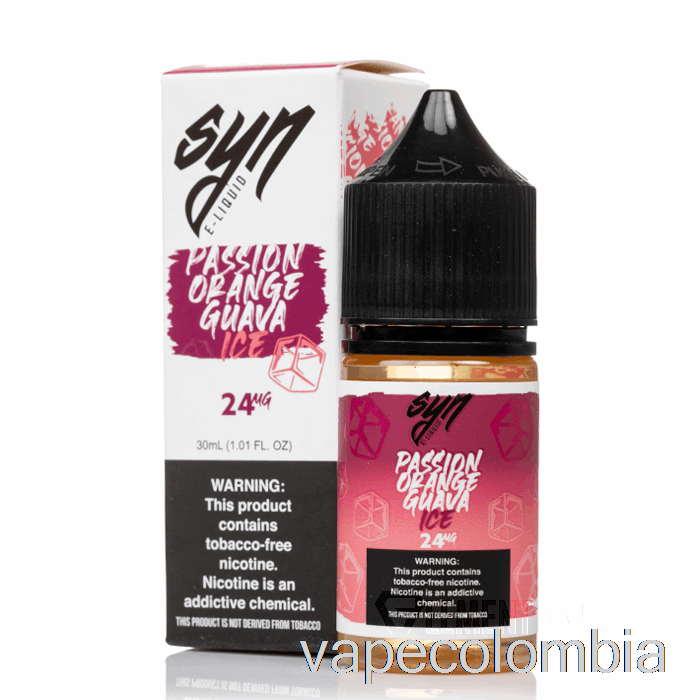 Vape Kit Completo Ice Passion Naranja Guayaba - Sin Sales - 30ml 48mg